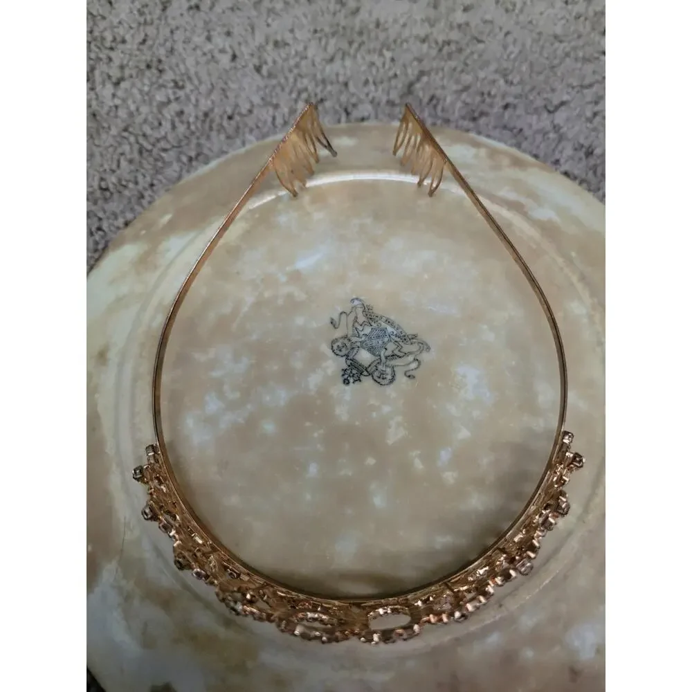 Rose GOLD RHINESTONE 90TH BIRTHDAY TIARA